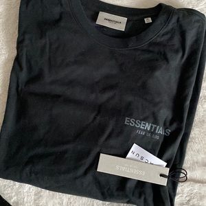 Fear of God Essentials Black T Shirt XL